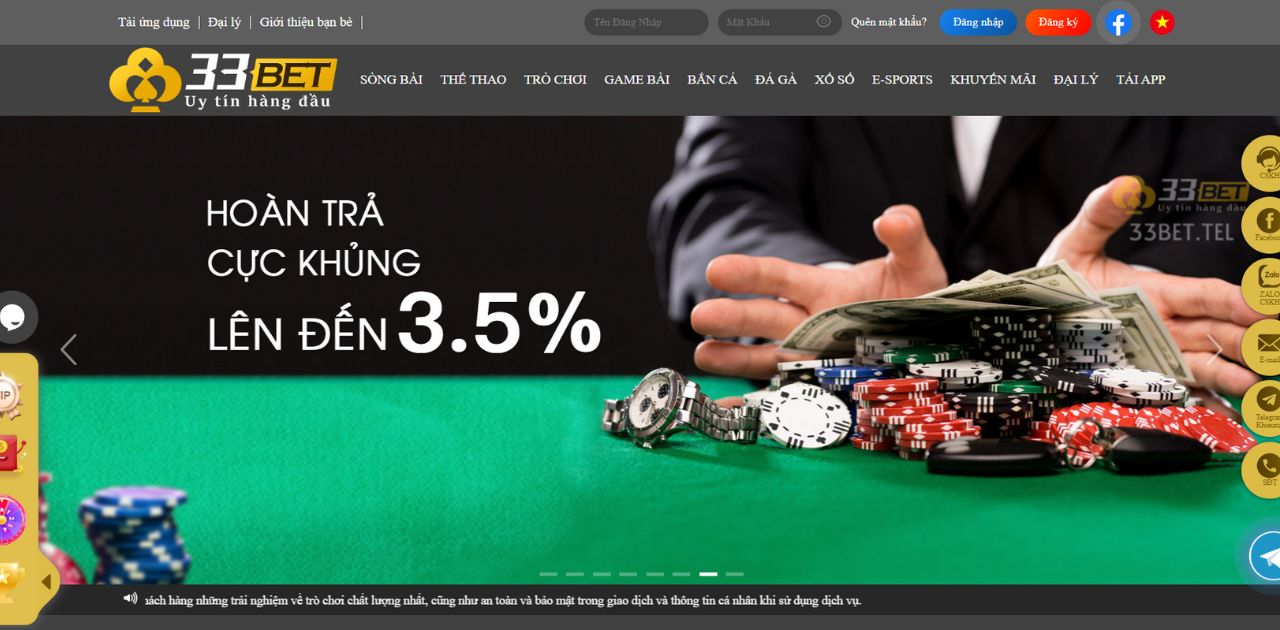 33BET - 33BET CASINO - NHÀ CÁI 33BET 33BET CHÍNH LÀ ĐỊA CHỈ CUNG CẤP CÁ CƯỢC TRỰC TUYẾN