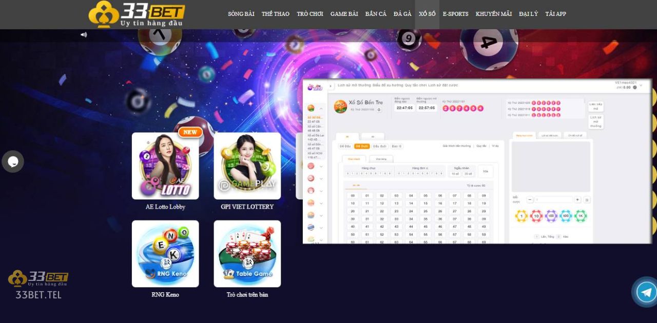 CÁCH THỨC THAM GIA XỔ SỐ 33BET CỰC KỲ ĐƠN GIẢN