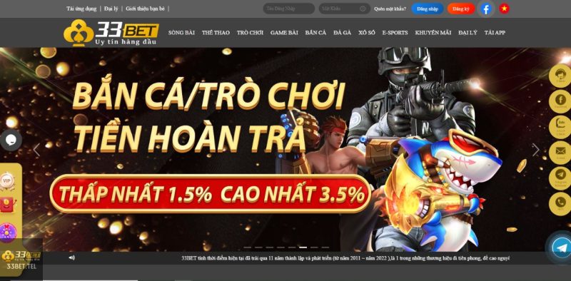 33BET CUNG CẤP SỐ LƯỢNG LỚN CÁC GAME THỂ THAO ĐIỆN TỬ