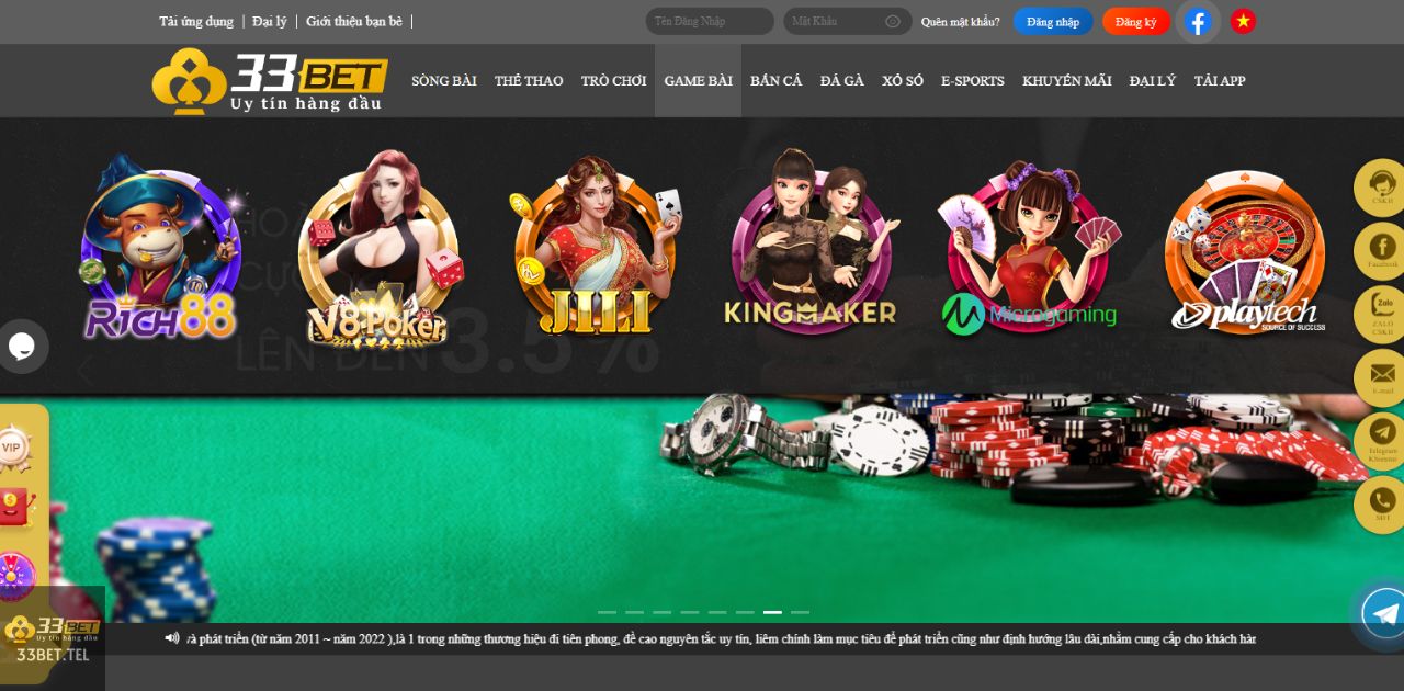 33BET - 33BET CASINO - NHÀ CÁI 33BET ANH EM GAME THỦ LUÔN ĐƯỢC DEALER HỖ TRỢ TẬN TÌNH